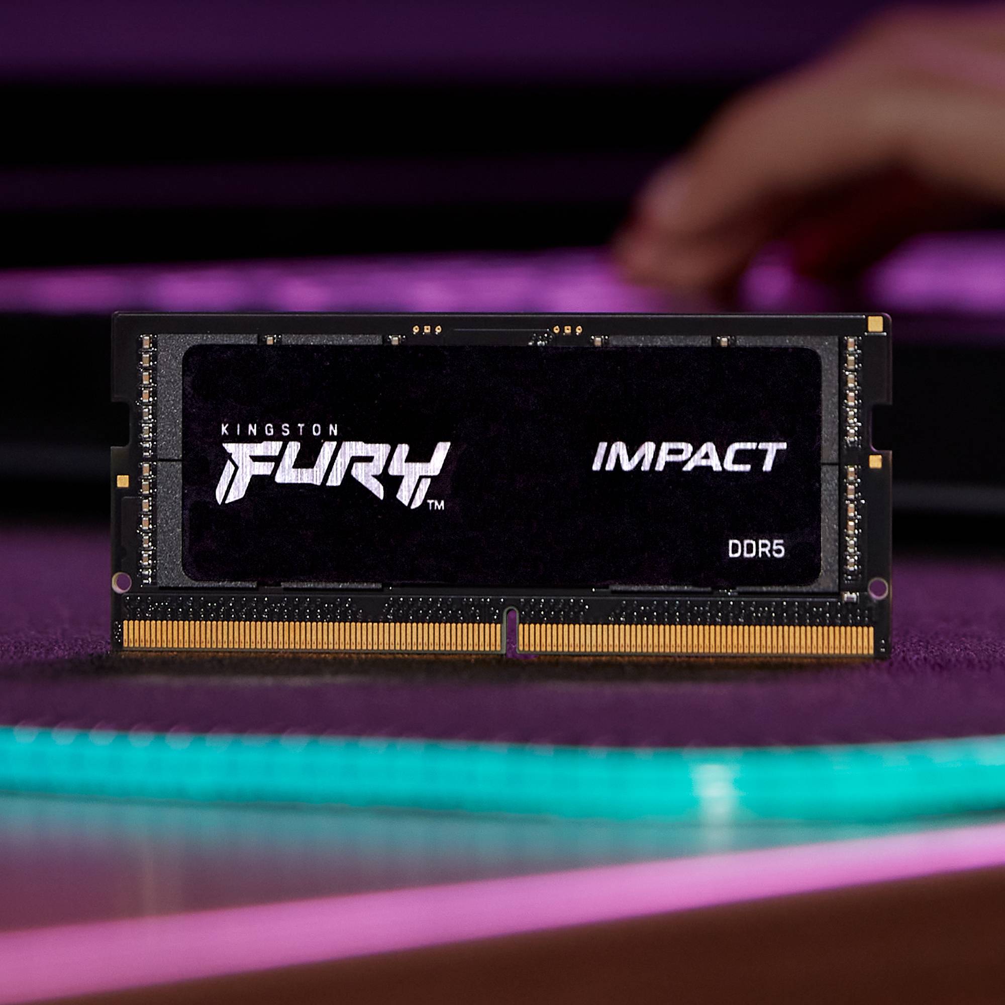 Rca Informatique - image du produit : 32GB DDR5-5600MT/S CL40 SODIMM (KIT OF 2) FURY IMPACT PNP