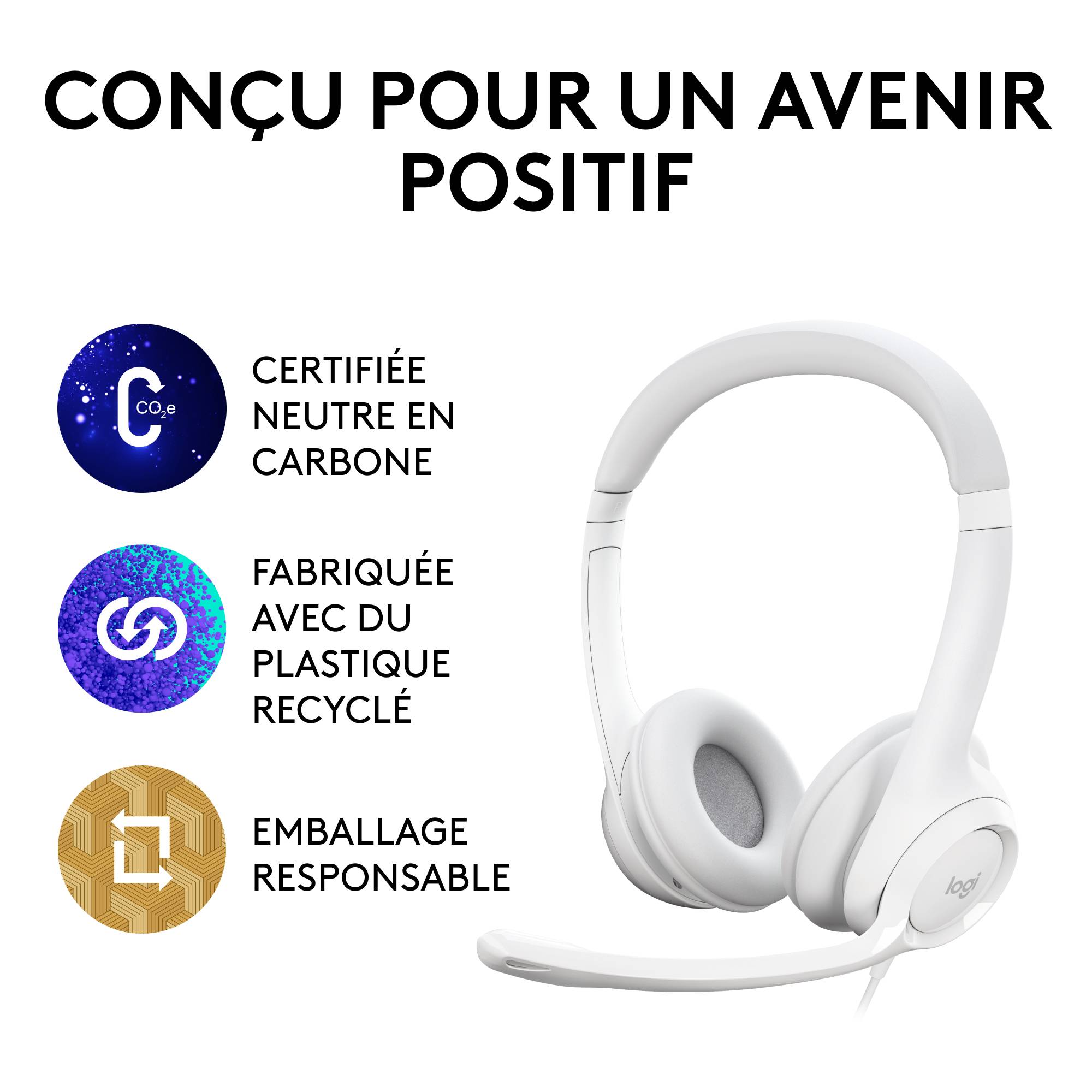 Rca Informatique - image du produit : H390 USB COMPUTER HEADSET -OFF-WHITE-EMEA-914