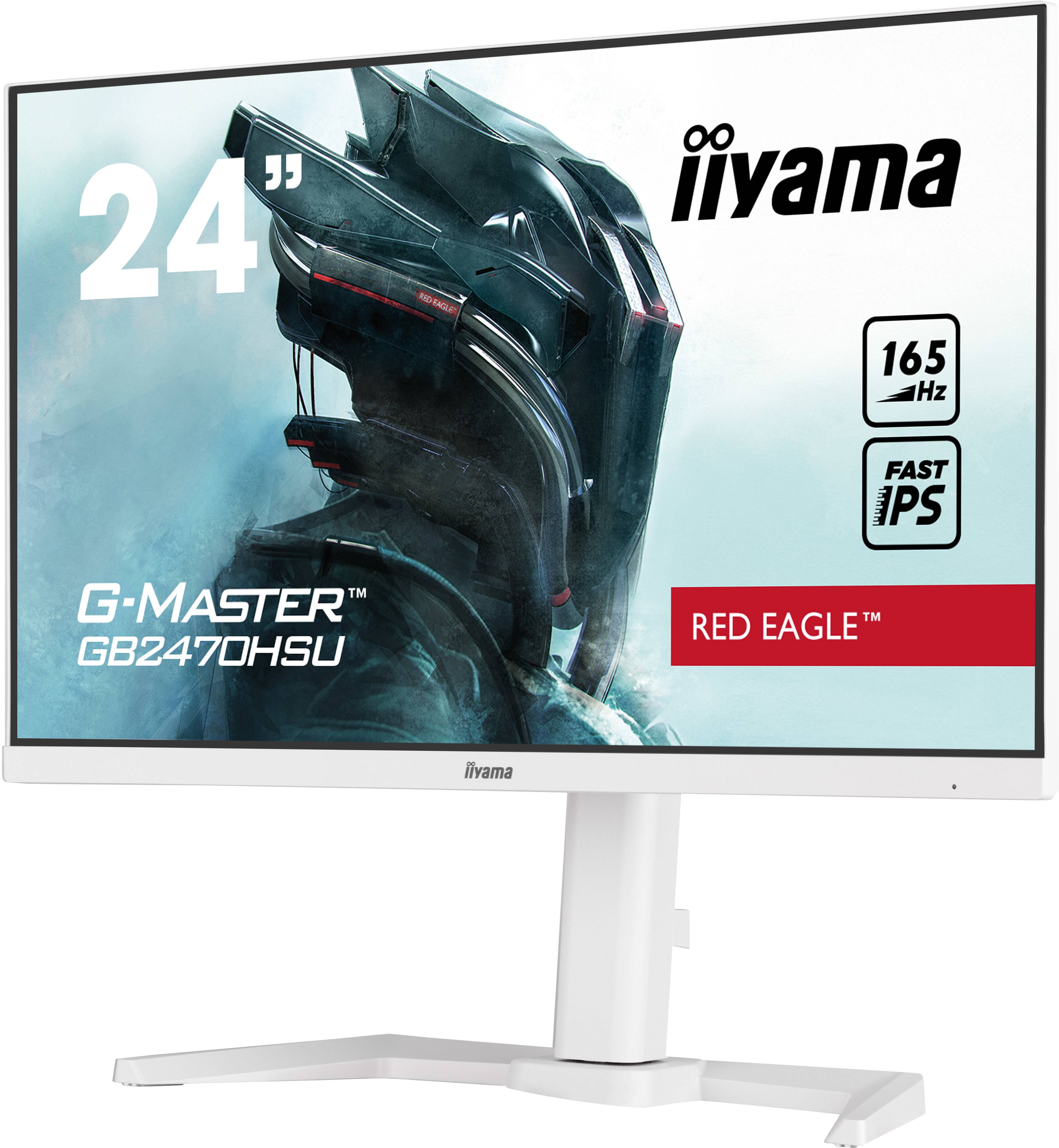 Rca Informatique - image du produit : GB2470HSU-W5 23.8IN IPS FHD 165HZ/250CD/HDMI/DP/2USB/HAS/WHI