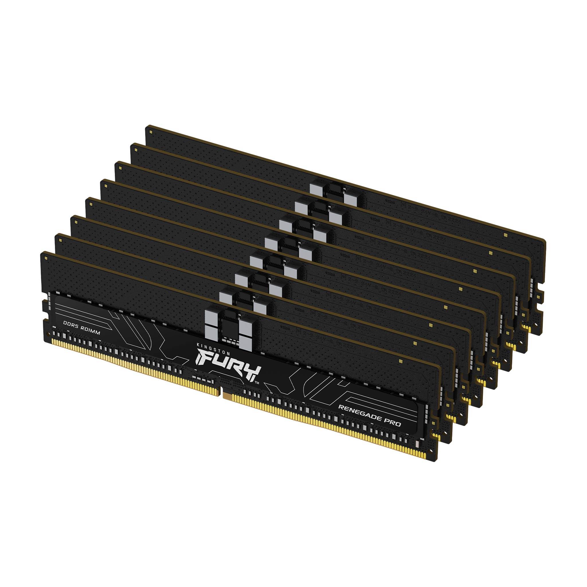 Rca Informatique - Image du produit : 256GB DDR5-4800MT/S ECCREG CL36 DIMM (KIT OF 8) RENEGADE PRO PNP