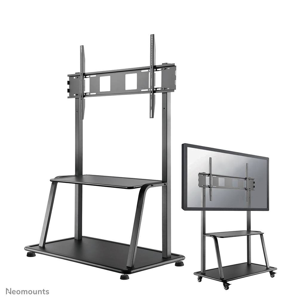 Rca Informatique - image du produit : MOBILE FLAT SCREEN FLOOR STAND (STAND+TROLLEY) (H137-162 CM)