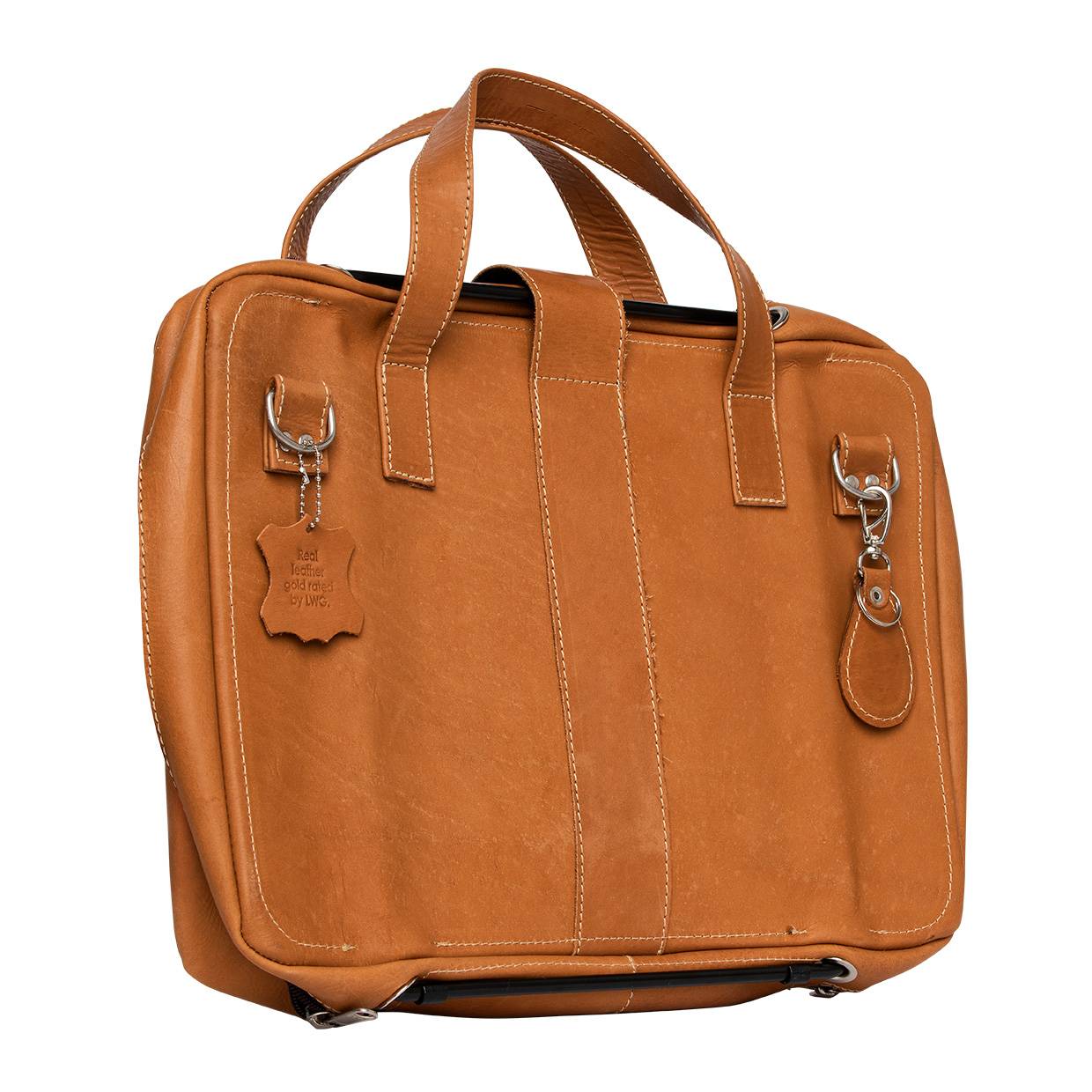 Rca Informatique - image du produit : VIVA LAPTOP BAG 15.6IN BROWN - FULL GRAIN LEATHER BROWN