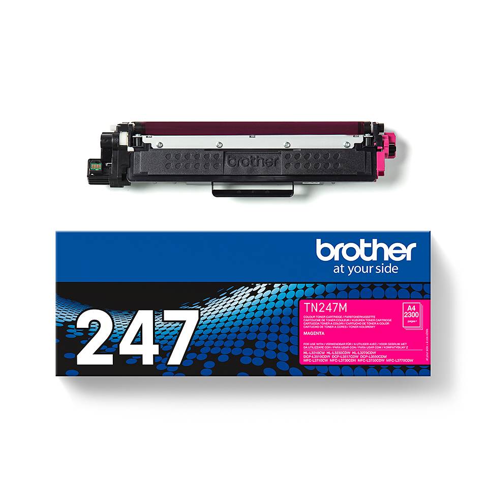 Rca Informatique - image du produit : TN-247M JUMBOTONER MAGENTA 2300 F/ DCP-L3510CDW L3550CDW