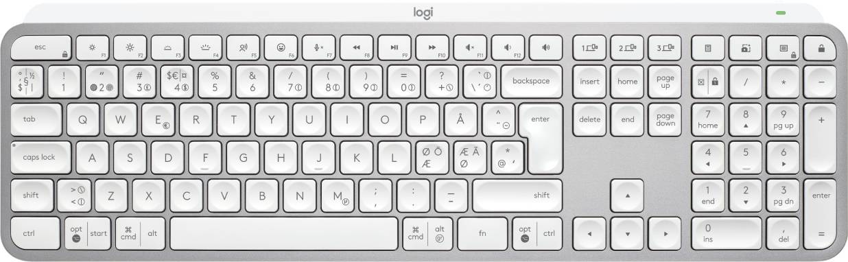 Rca Informatique - image du produit : MX KEYS S - PALE GREY PAN - BT - N/A - NORDIC-613