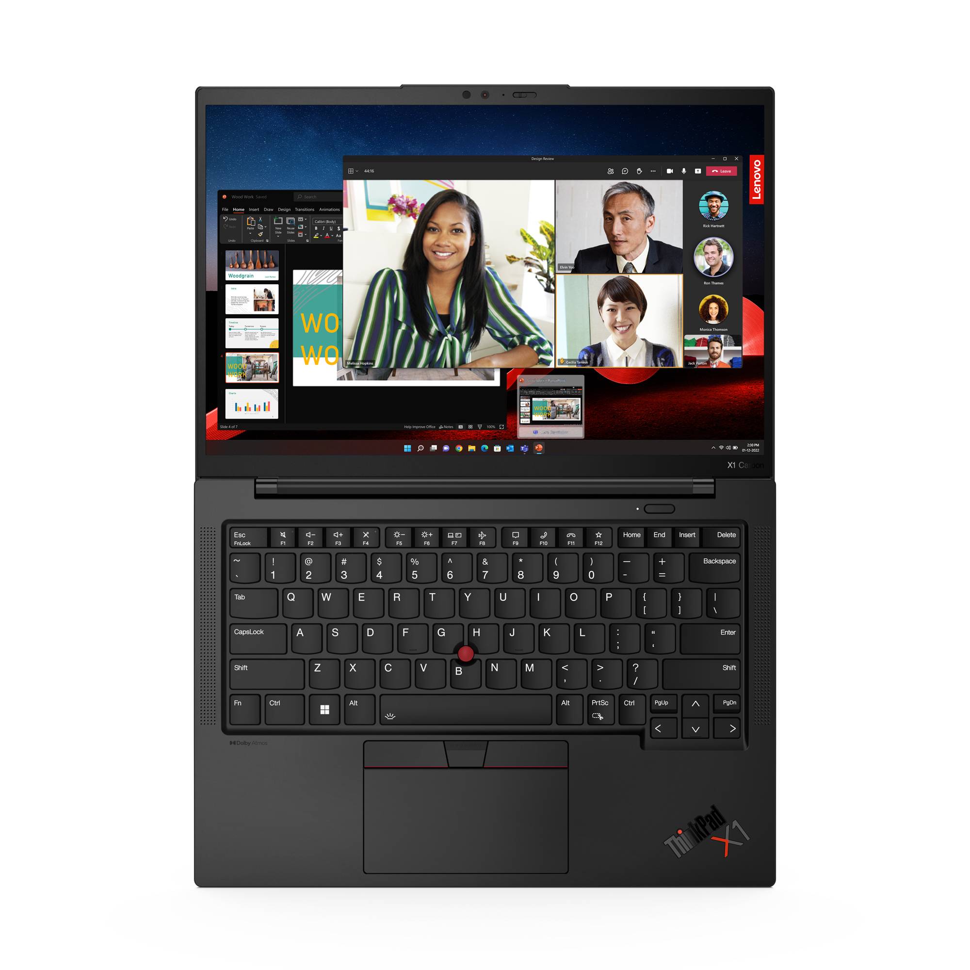 Rca Informatique - image du produit : THINKPAD X1 CARBON G11 I7-1355U 14IN 16GB 512GB W11PRO THINKRED