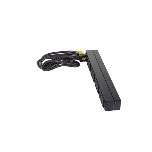 Rca Informatique - image du produit : RACK PDU BASIC 1U 16A 208/230V (12) C13