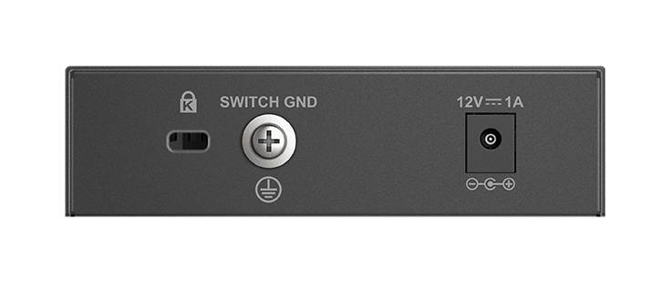 Rca Informatique - image du produit : 5-PORT MULTI-GB UNM. SWITCH 5X 100 / 1000MBPS / 25GBPS TP