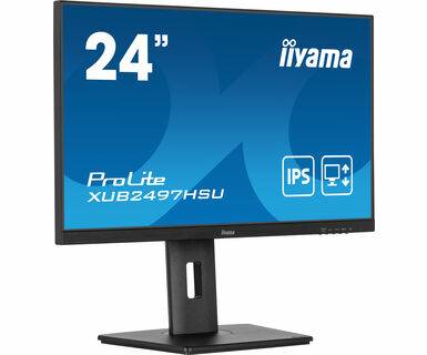 Rca Informatique - image du produit : XUB2497HSU-B1 23.8IN IPS FHD 250CD/HDMI/DP/2USB/HAS