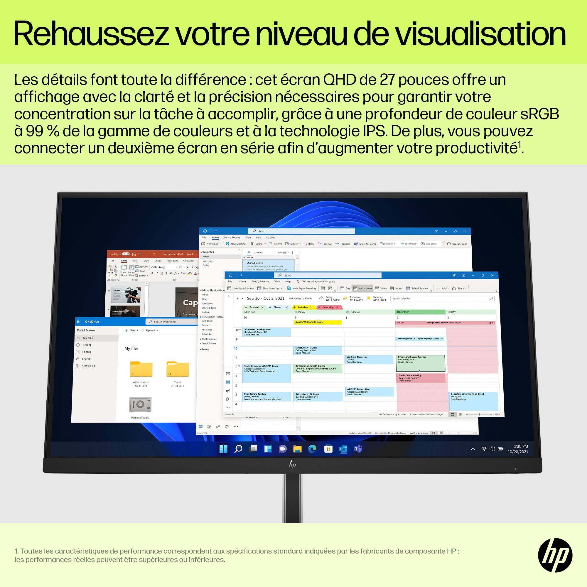 Rca Informatique - image du produit : 27IN LCD 2560 X 1440 5MS GTG 10 1000:1