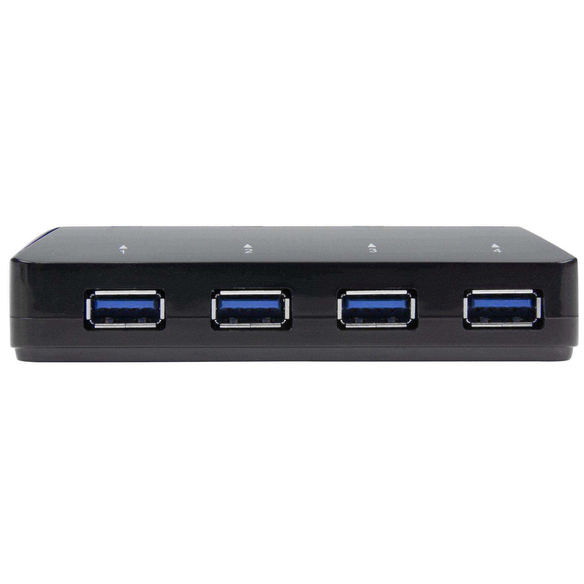 Rca Informatique - image du produit : HUB USB 3.0 A 4 PORTS PLUS PORT DEDIE A LA CHARGE DE 24 A