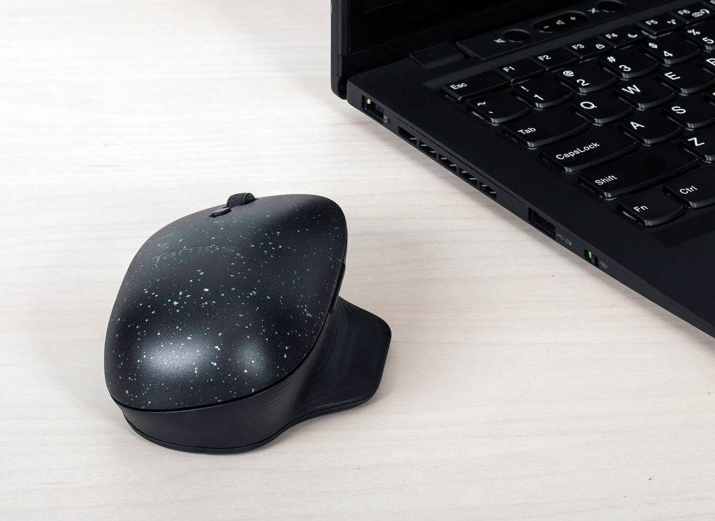 Rca Informatique - image du produit : TARGUS ECOSMART SUSTAINABLE ERGONOMIC AMBIDEXTROUS MOUSE