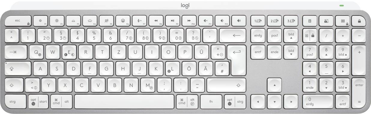 Rca Informatique - Image du produit : MX KEYS S - PALE GREY - DEU - BT - N/A - CENTRAL-419