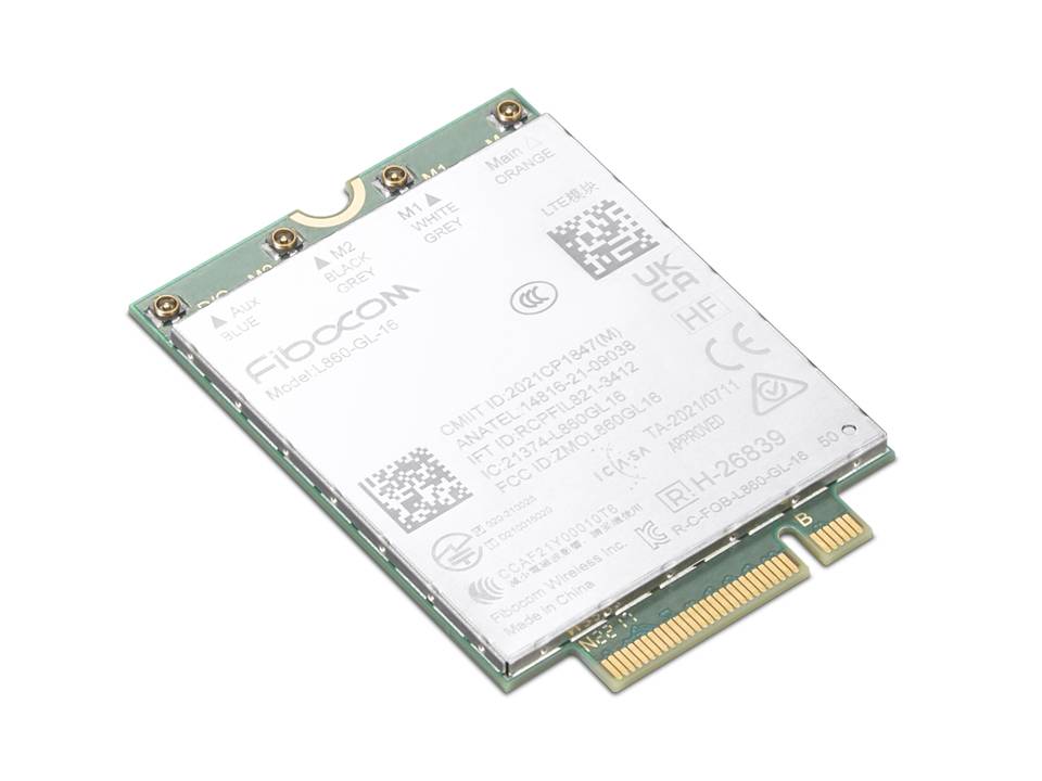 Rca Informatique - Image du produit : THINKPAD FIBOCOM L860-GL-16 4G LTE CAT16 M.2 WWAN MODULE