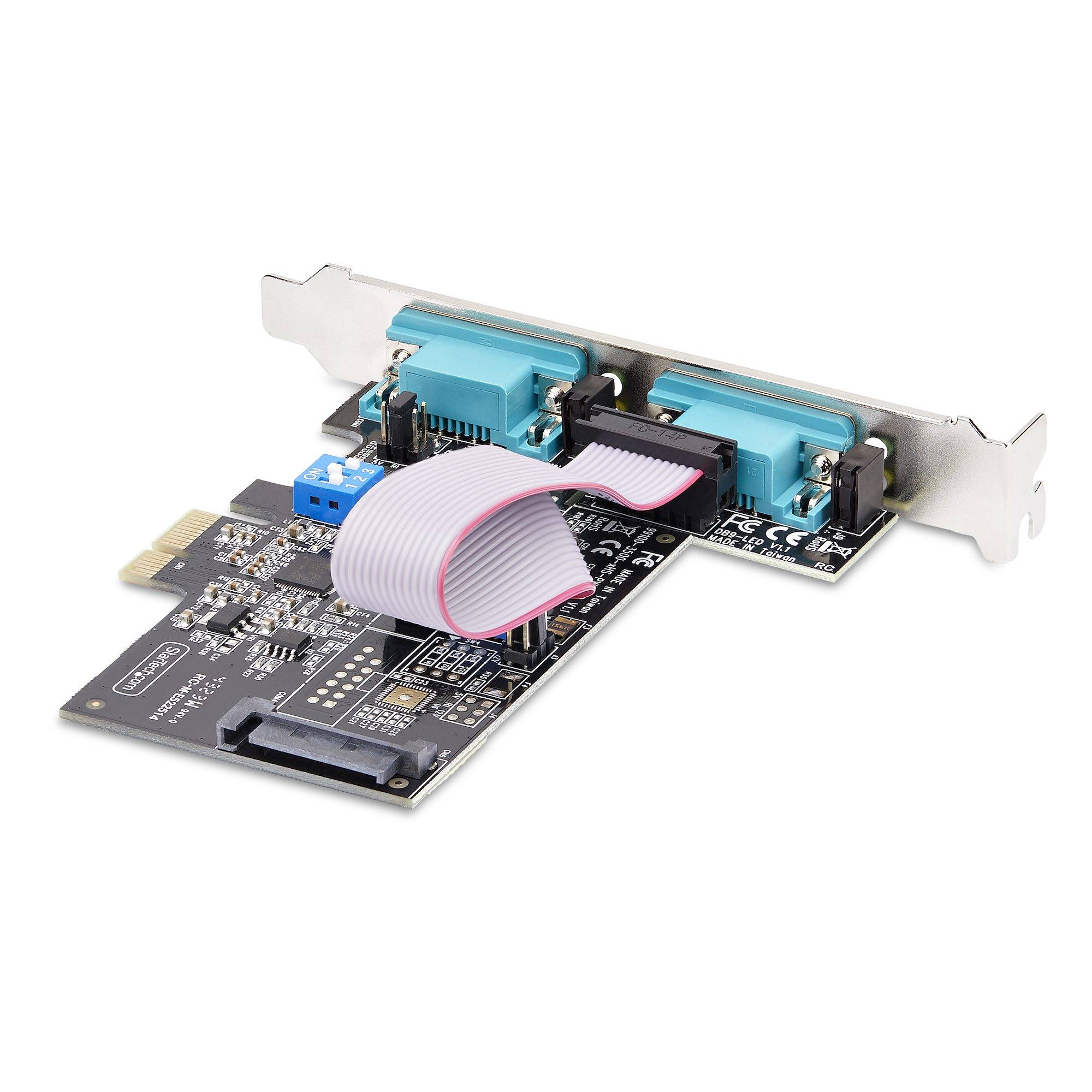 Rca Informatique - image du produit : 2-PORT SERIAL PCIE CARD PCI EXPRESS RS232/RS422/RS485