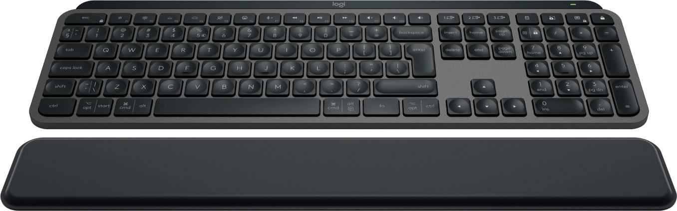 Rca Informatique - image du produit : MX KEYS S - GRAPHITE - US INTL - BT N/A - INTNL-973 PLUS PALMRE