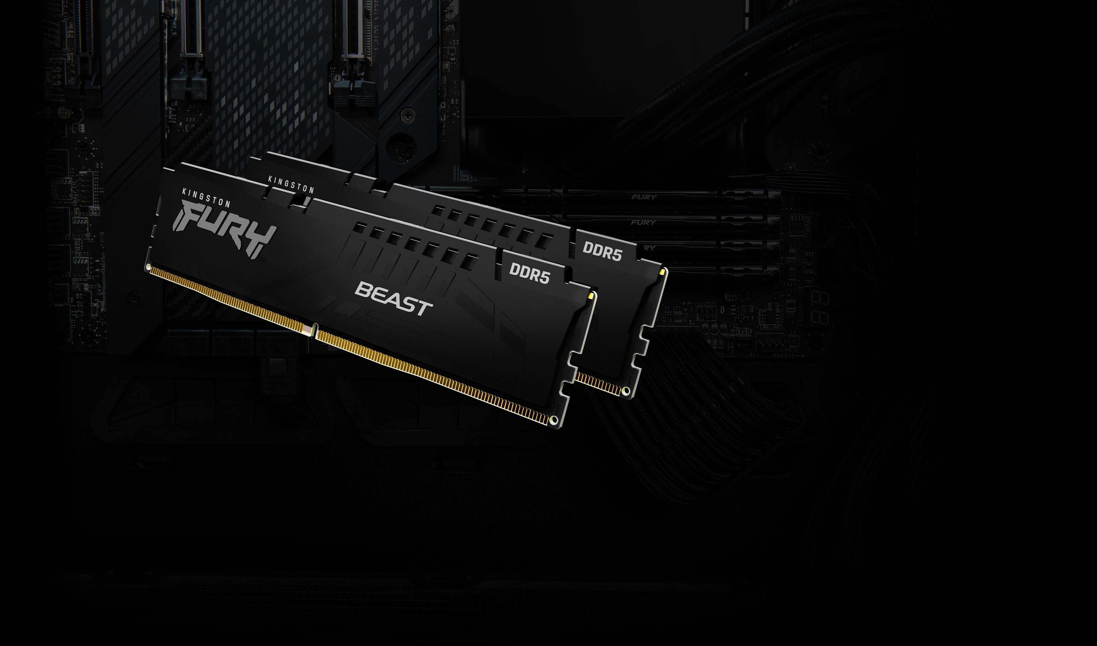 Rca Informatique - image du produit : 32GB DDR5-5200MT/S CL36 DIMM FURY BEAST BLACK EXPO