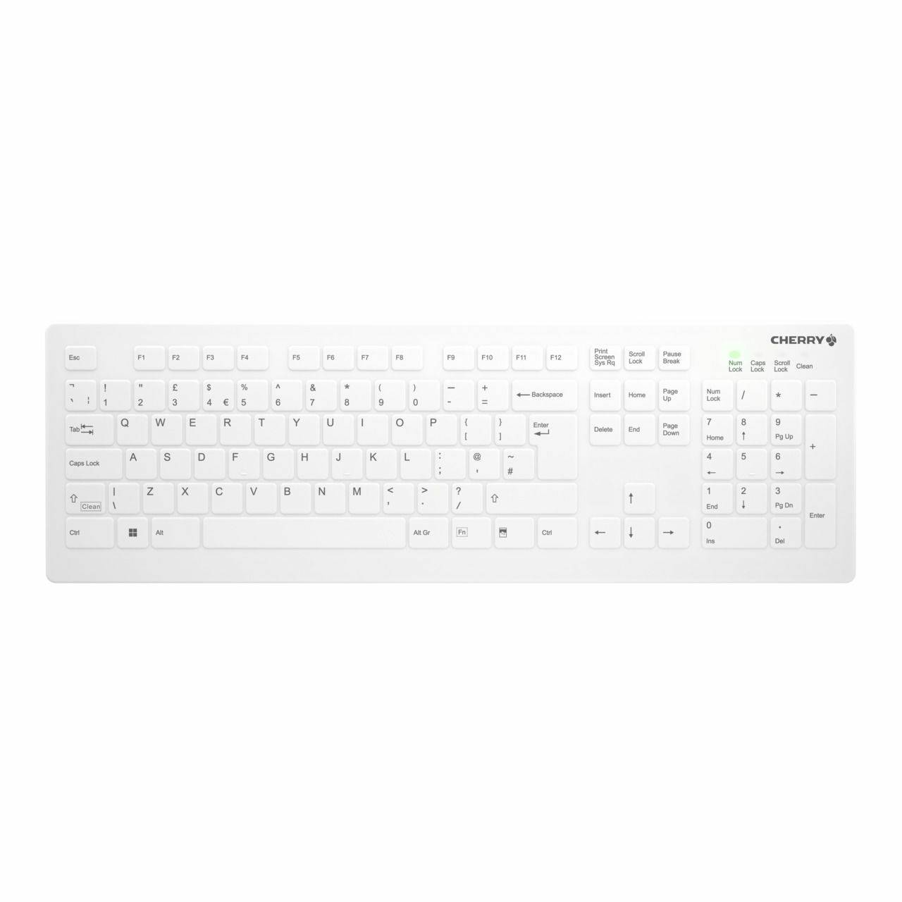 Rca Informatique - Image du produit : AK-C8112 MEDICAL KEYBOARD WL WHITE