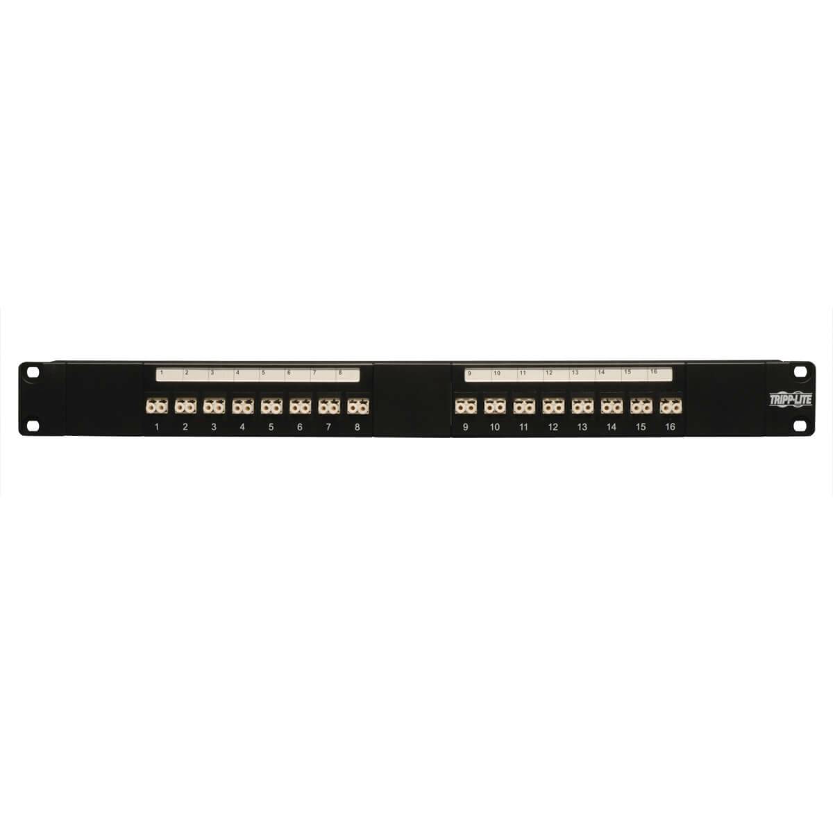 Rca Informatique - Image du produit : 16-PORT FIBER OPTIC PATCH PANEL