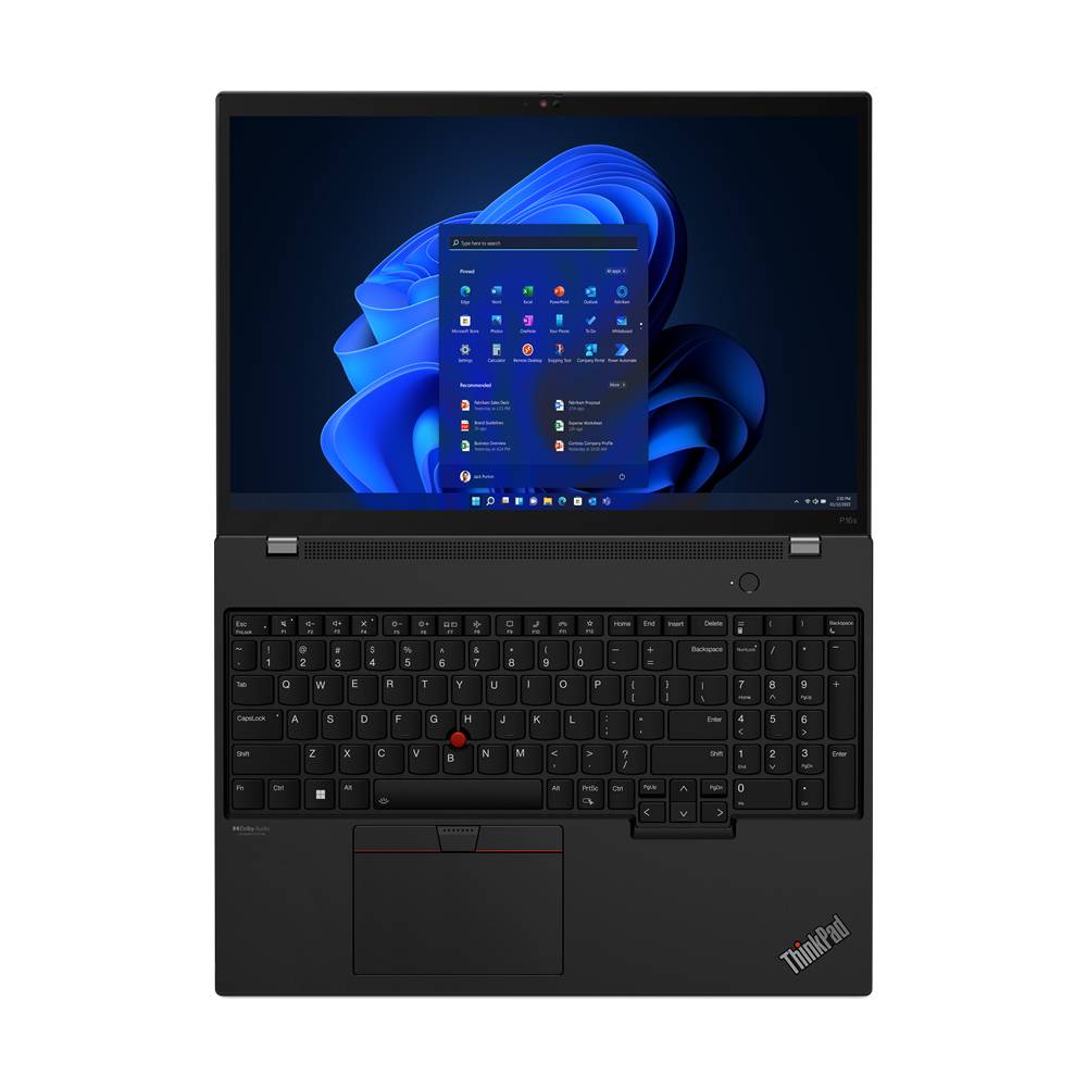 Rca Informatique - image du produit : THINKPAD P16S GEN 2 16IN I7 1360P 16GB 512GB W11P THINKRED