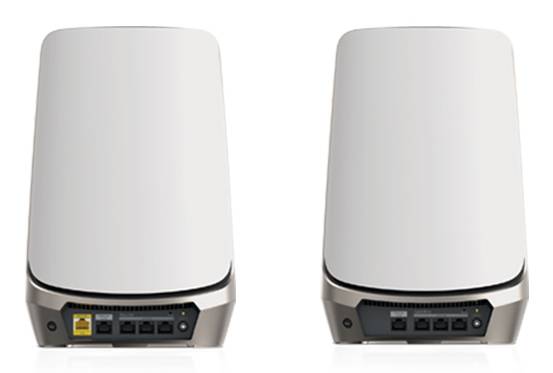 Rca Informatique - image du produit : ORBI QUAD-BAND MESH WIFI 6E SYS AXE11000 W/SATELLITE 2 (RBKE963)