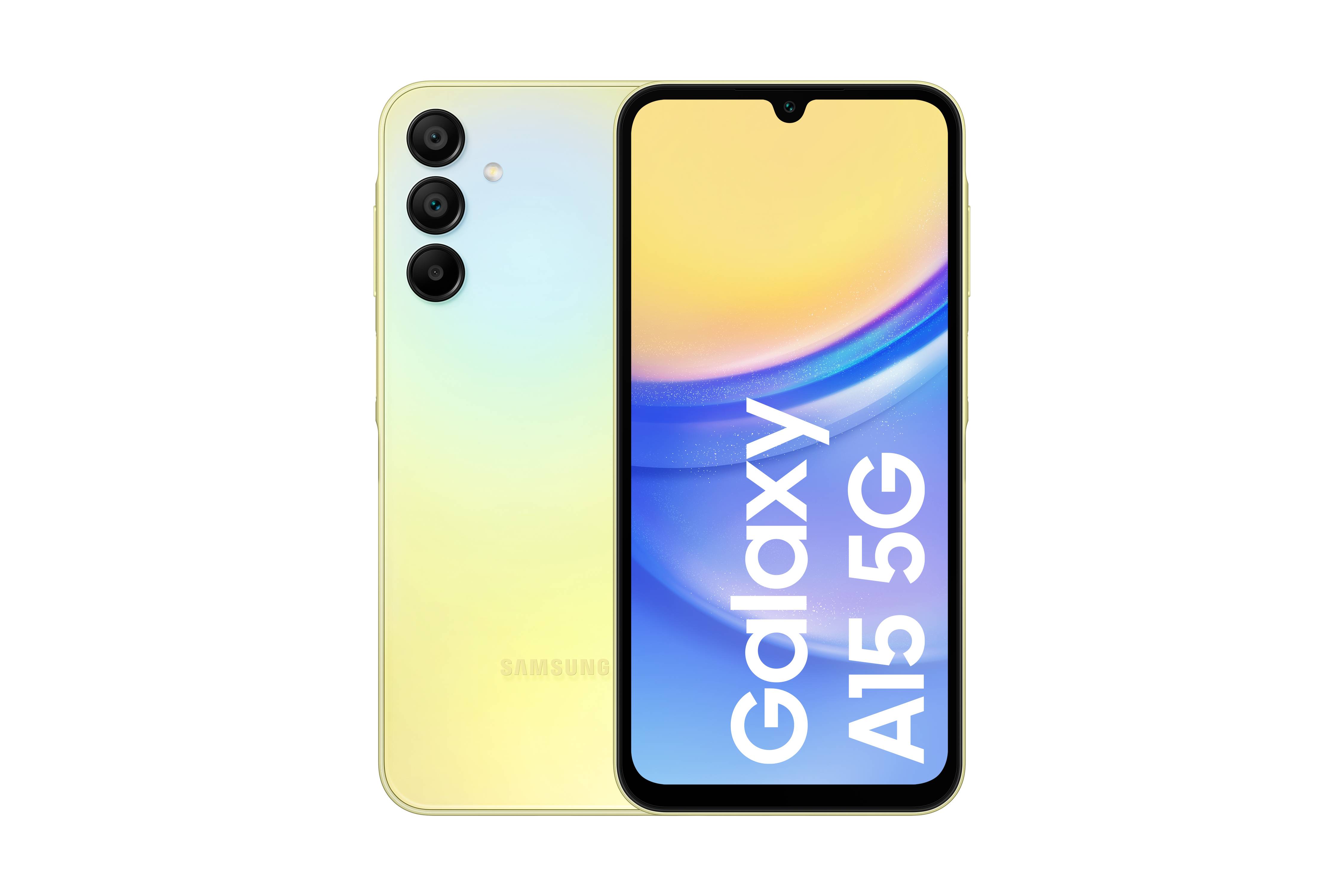 Rca Informatique - image du produit : SAMSUNG GALAXY A15 5G 128GB YELLOW 6.4IN ANDROID 14 USB TYPE