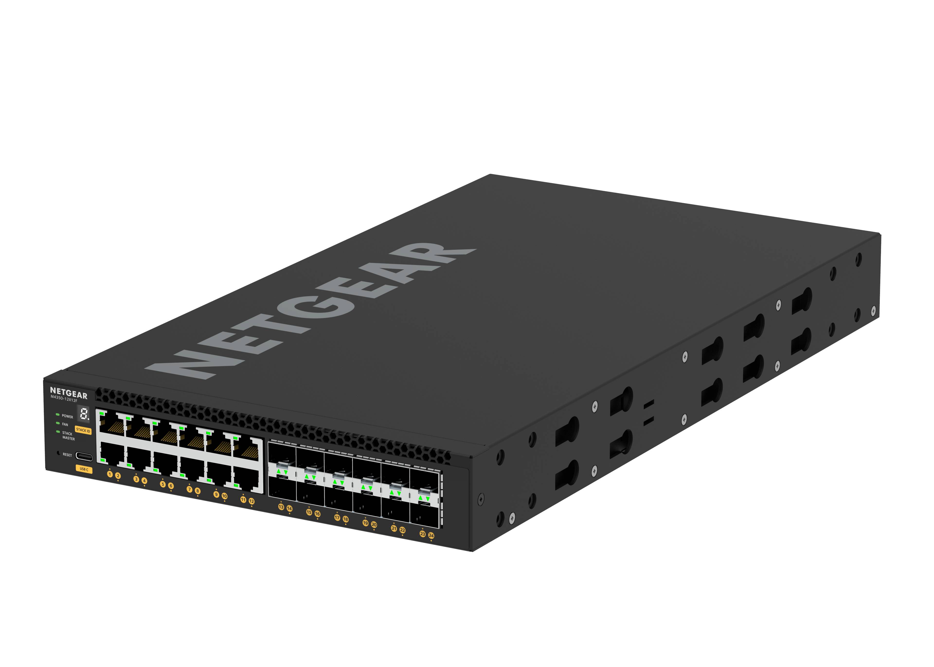 Rca Informatique - image du produit : 24PT M4350-12X12F MANAGED SWITCH