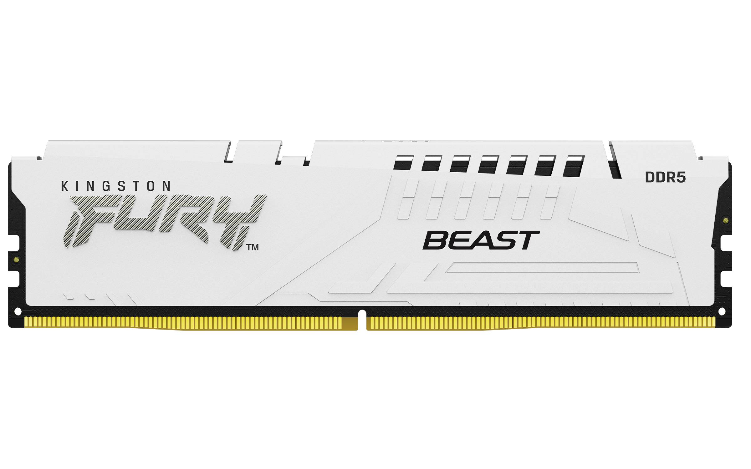 Rca Informatique - image du produit : 32GB DDR5-6000MT/S CL40 DIMM (KIT OF 2) FURY BEAST WHITE XMP