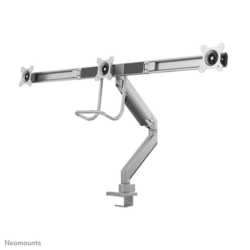 Rca Informatique - image du produit : NEOMOUNTS FLAT SCREEN DESK MOUN 10-27IN DESK CLAMP/GROMMET SILV