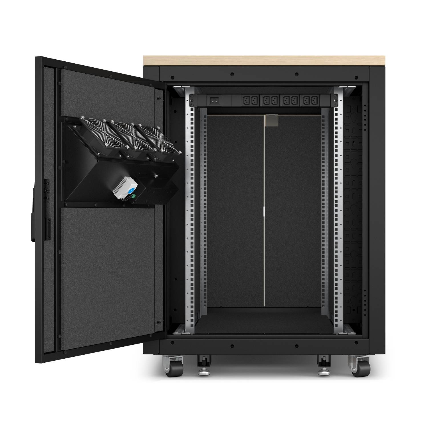 Rca Informatique - image du produit : APC NETSHELTER SOUNDPROOF SERVER RACK 17U 230V 1000H X 750