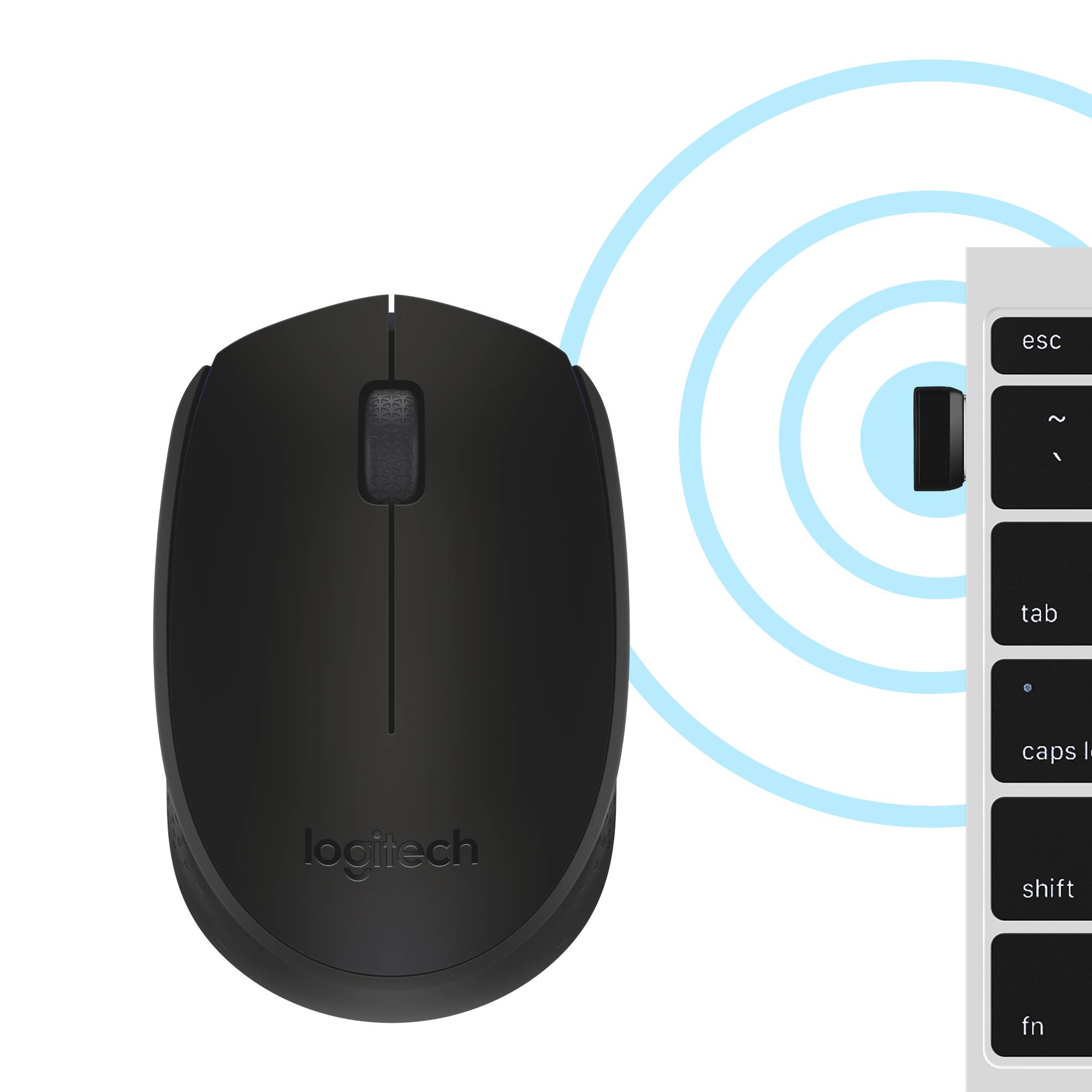 Rca Informatique - image du produit : B170 WIRELESS MOUSE BLACK-2.4GHZ-EMEA