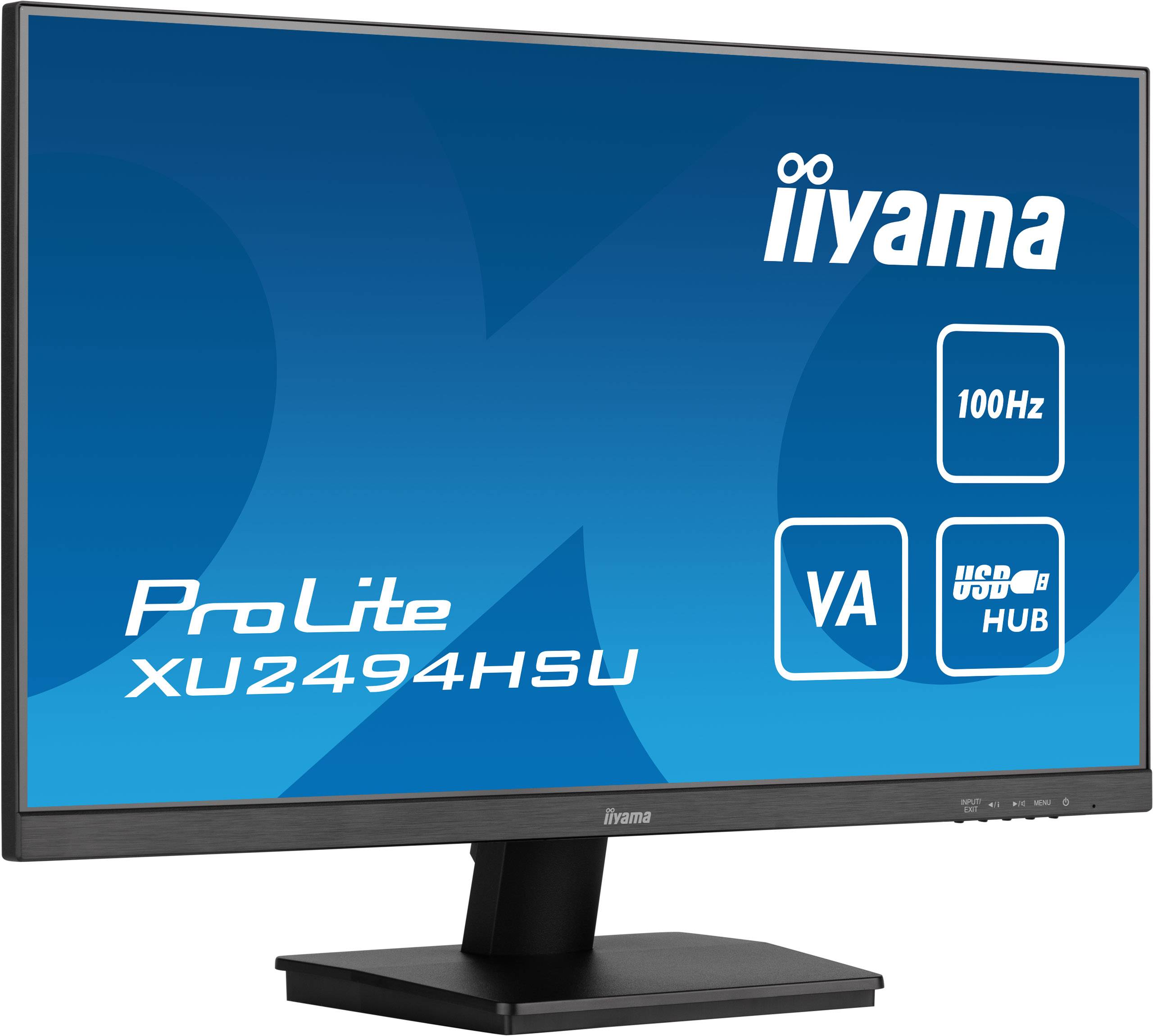 Rca Informatique - image du produit : XU2494HSU-B6 23.8IN VA FHD 250CD/HDMI/DP/2USB HUB