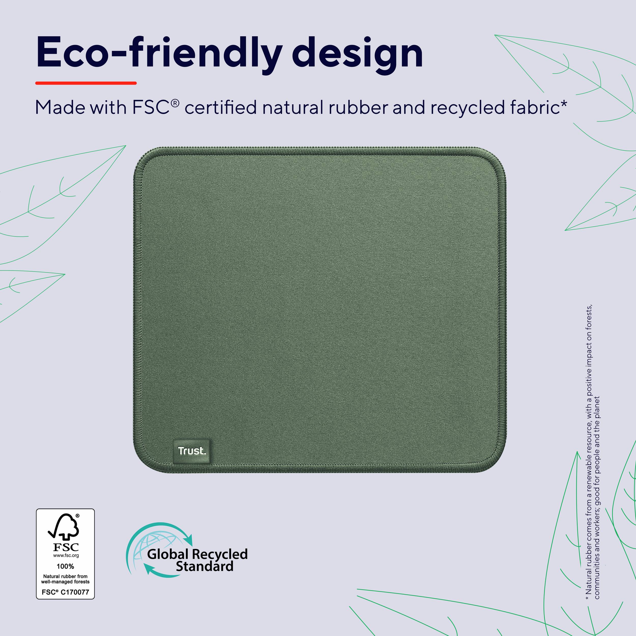 Rca Informatique - image du produit : BOYE MOUSE PAD ECO GREEN