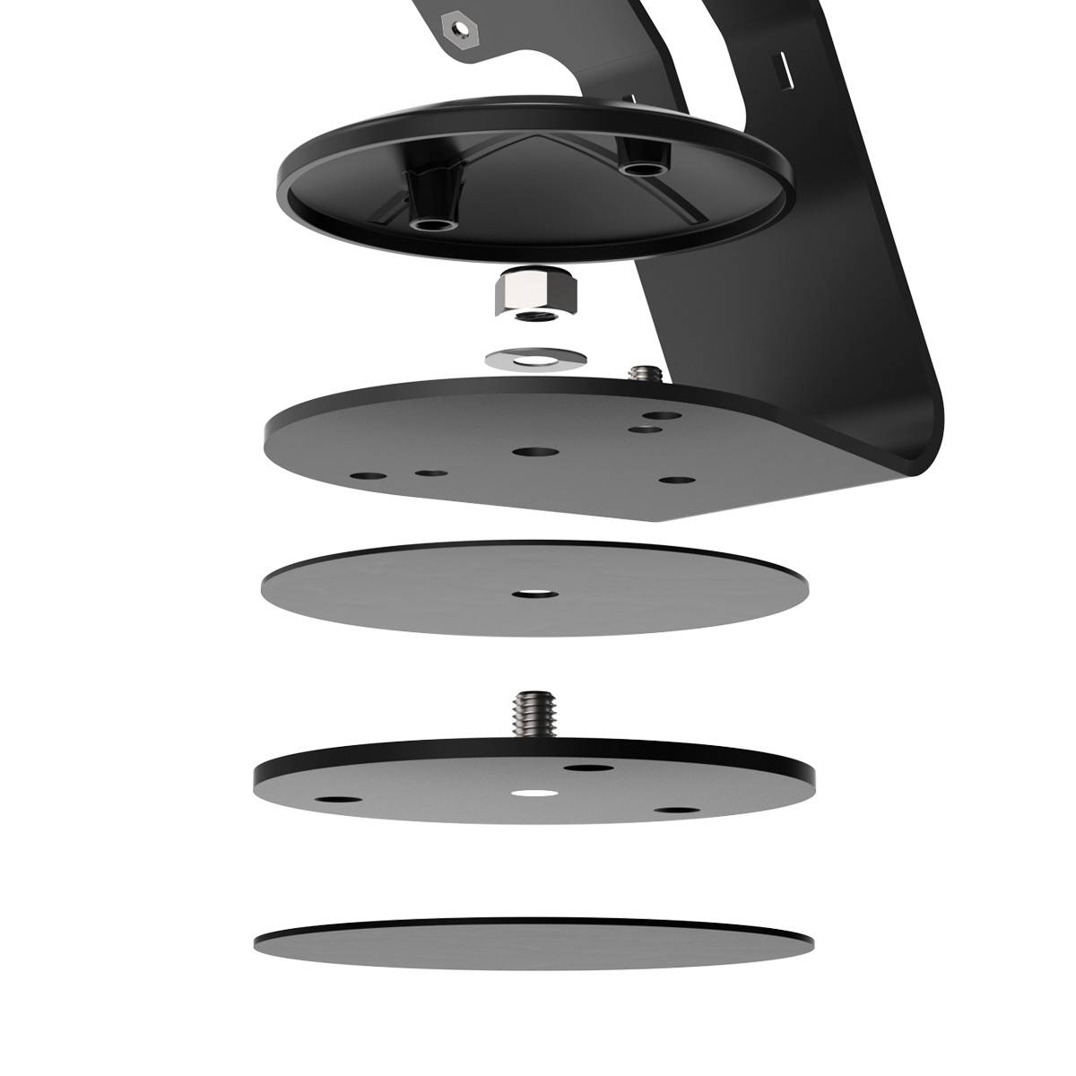 Rca Informatique - image du produit : SWIVEL BASE FOR CORE STAND BLACK