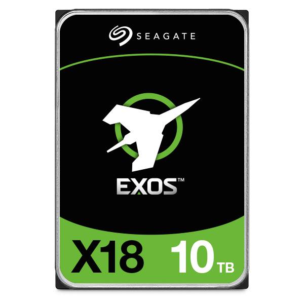 Rca Informatique - image du produit : EXOS X18 10TB SATA 3.5IN 7200RPM HELIUM 512E/4KN