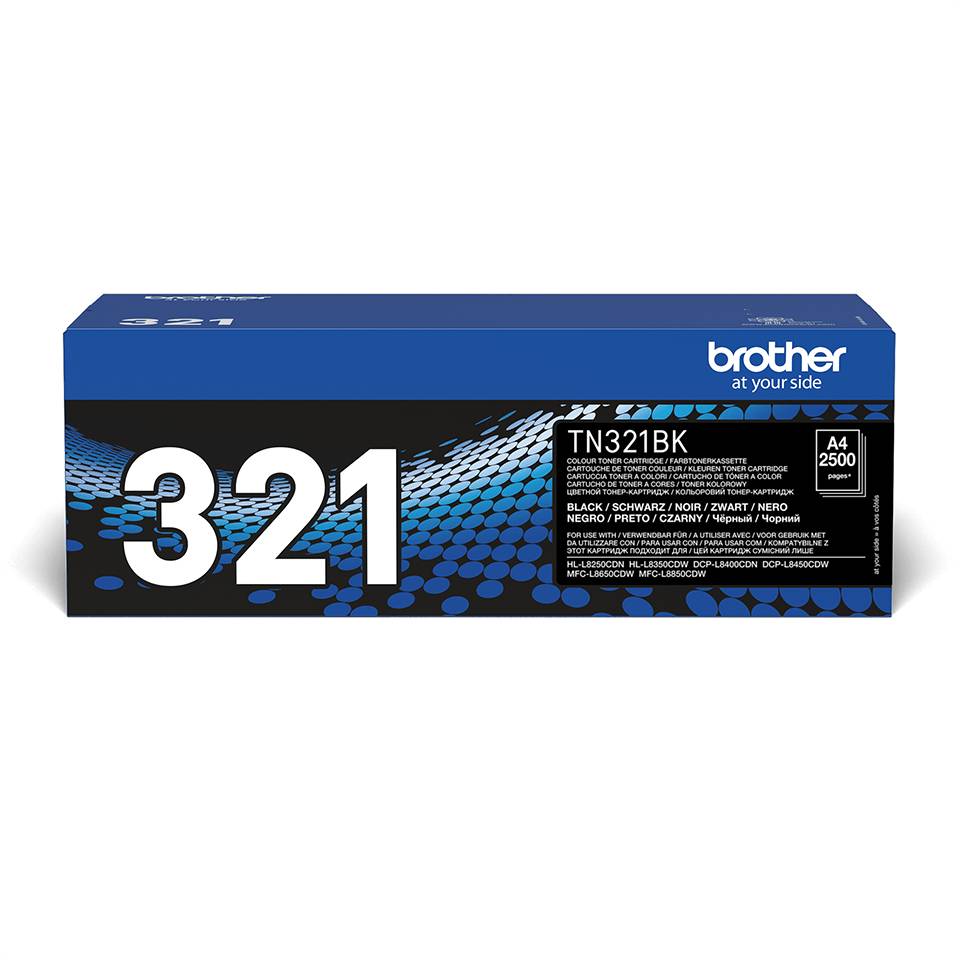 Rca Informatique - image du produit : TN-321BK TONER CARTRIDGE BLACK F/ HL-L8250CDN 2500PGS