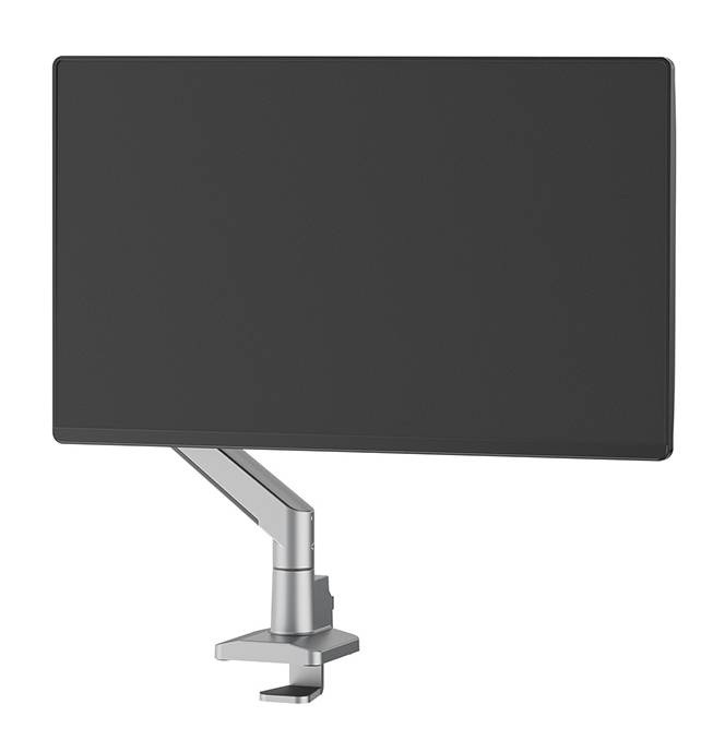 Rca Informatique - image du produit : NEXT SLIM DESK MOUNT SINGLE DISPLAY TOPFIX CLAMP/GROMM SILVE