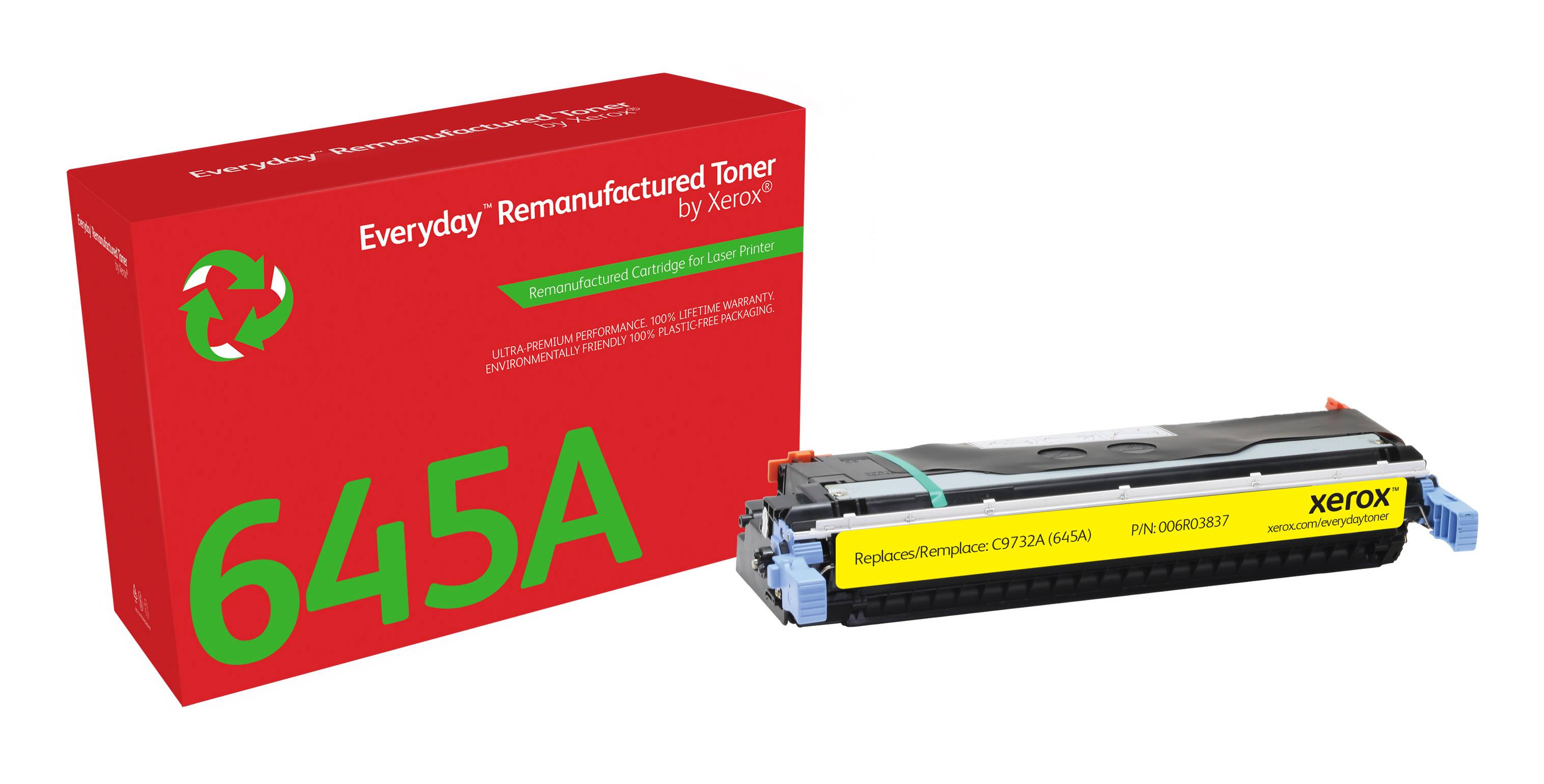 Rca Informatique - Image du produit : TONER YELLOW CARTRIDGE EQUIVALENT TO HP 645A