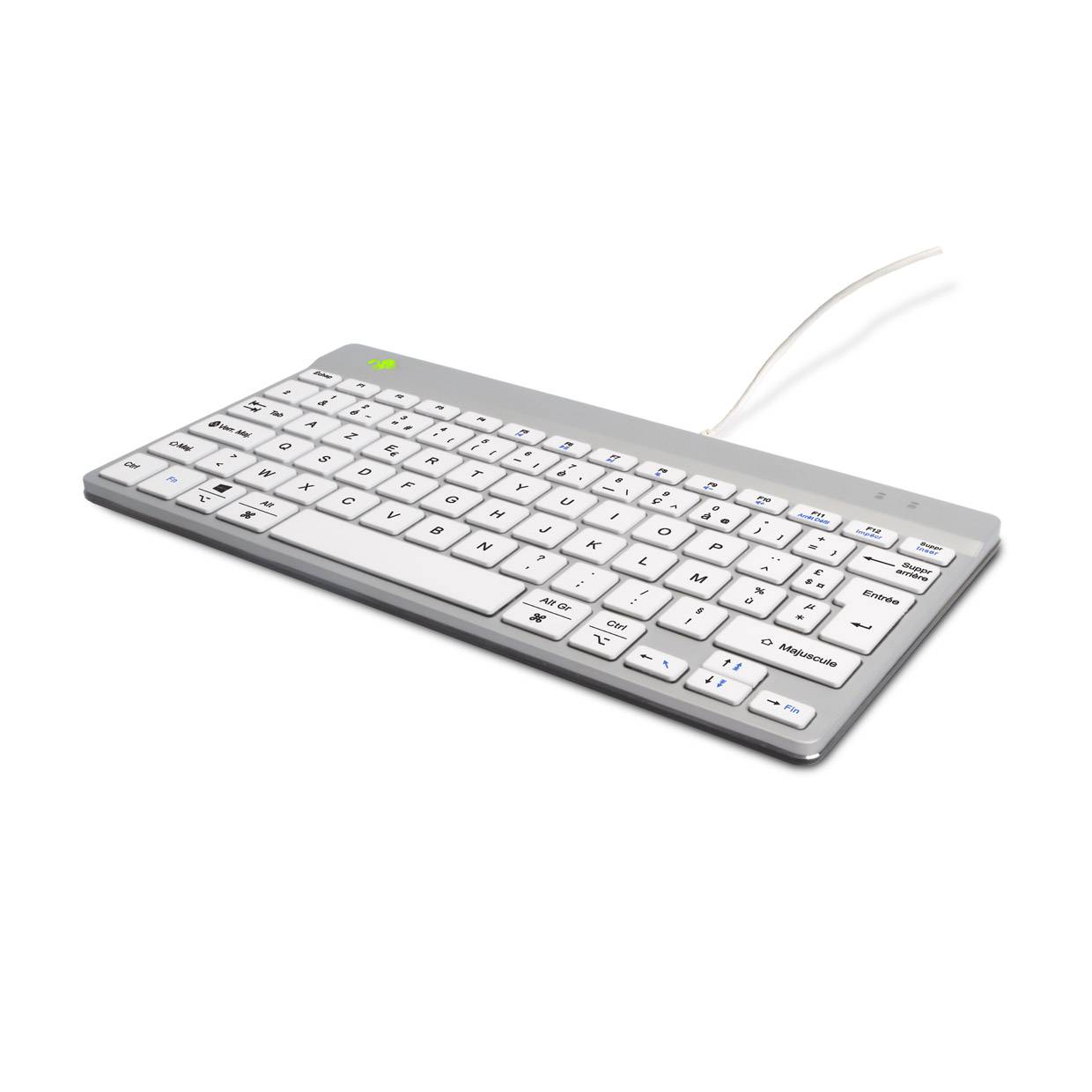 Rca Informatique - image du produit : R-GO COMPACT BREAK ERGONOMIC WHITE WIRELESS