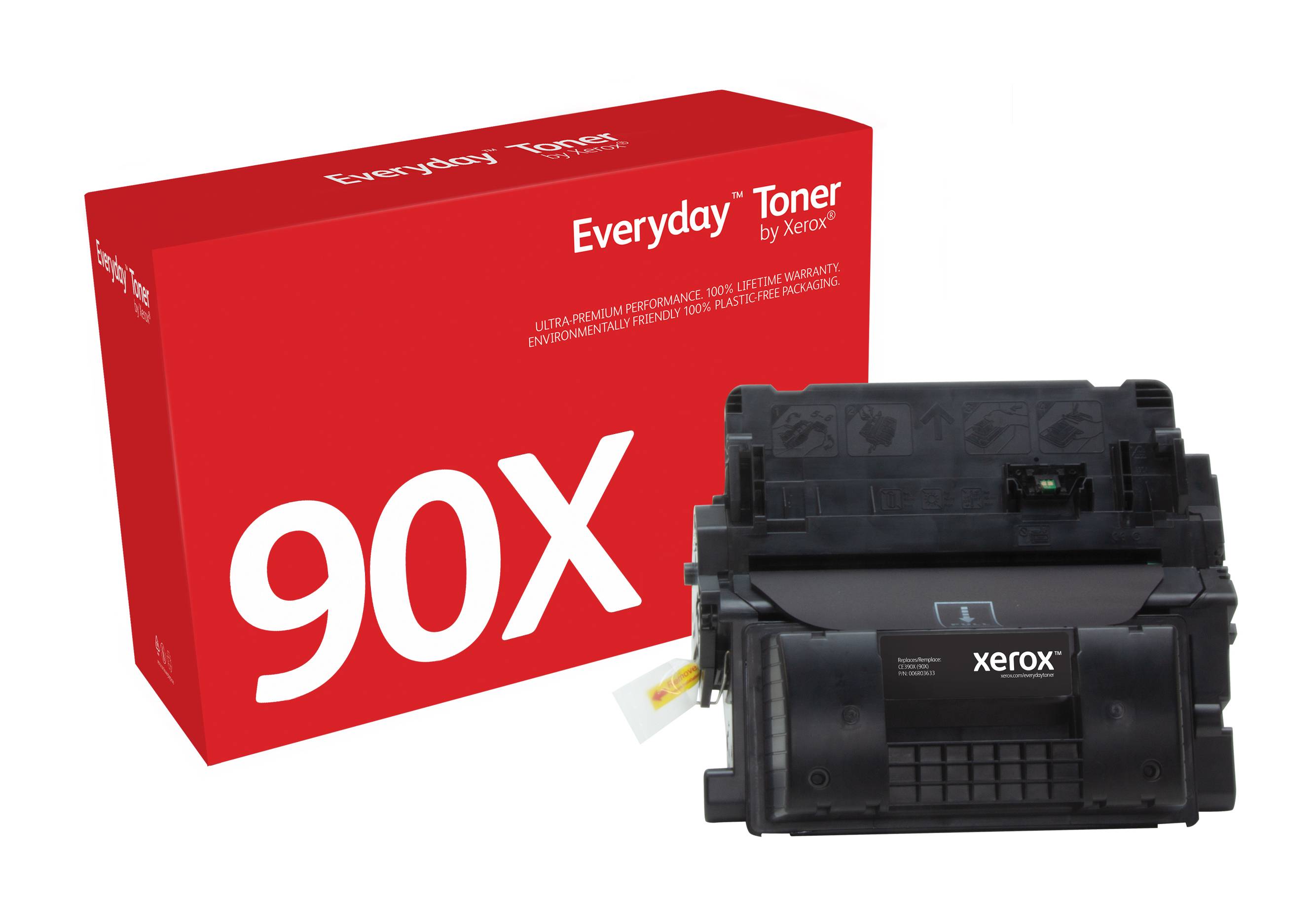 Rca Informatique - Image du produit : HIGH YIELD BLACK TONER CARTRIDGE LIKE HP 90X FOR  HP