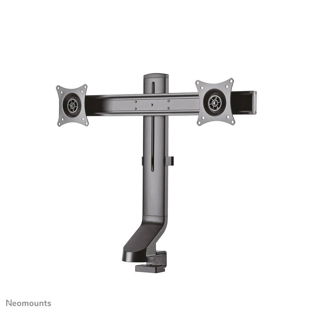 Rca Informatique - image du produit : DESK MOUNT DUAL 19-27IN BLACK CLAMP/GROMMET 75X75TO100X100