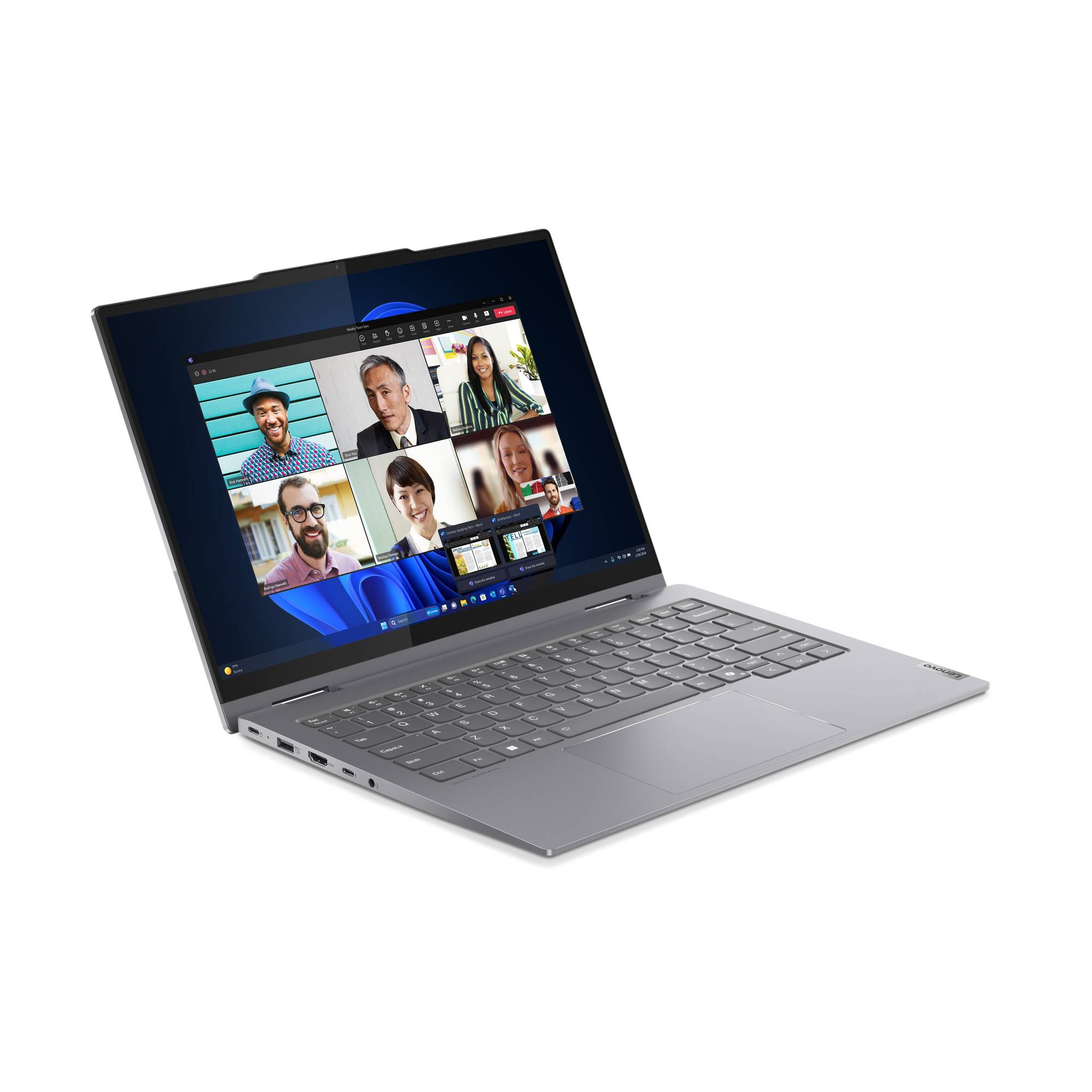 Rca Informatique - image du produit : THINKBOOK 14 2IN1 CORE ULT7 155 16GB 512GB 14.0IN W11P 1Y PREM S