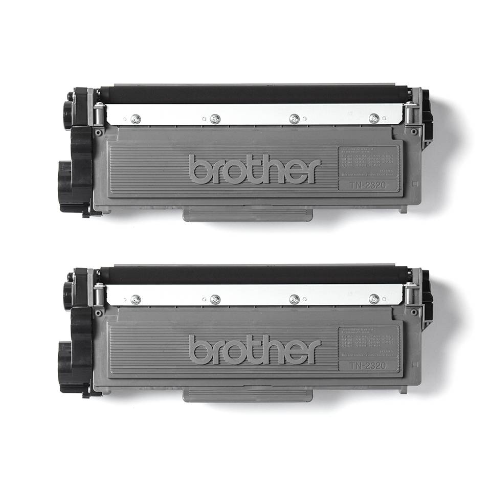 Rca Informatique - image du produit : TN2320TWIN BLACK TONER CARTRIDGE ISO YIELD 2 X 2 600 PA