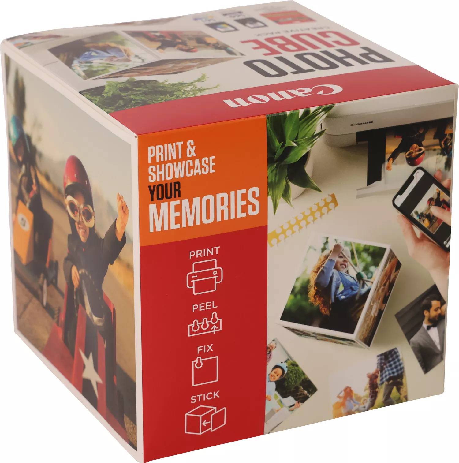 Rca Informatique - image du produit : PG-560/CL-561 PHOTO CUBE CREATIVE PACK WHITE ORANGE (5X5