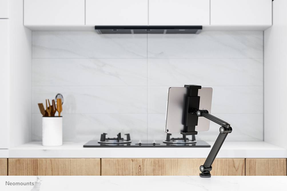 Rca Informatique - image du produit : TABLET DESK CLAMP (SUITED FROM 4.7IN UP TO 12.9IN) BLACK