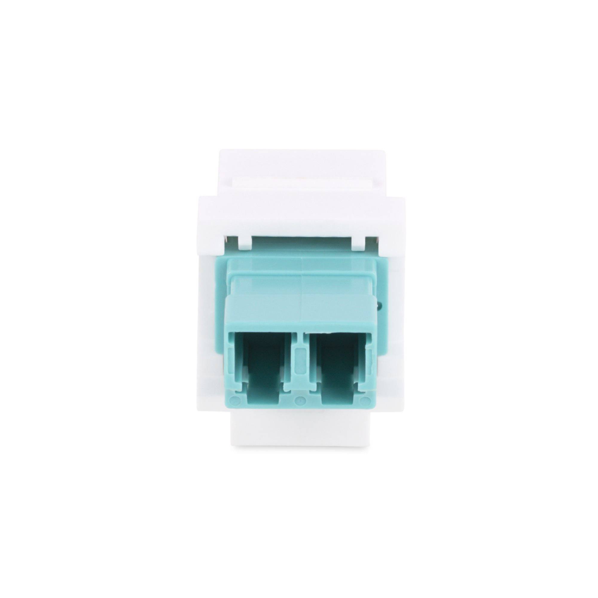 Rca Informatique - image du produit : LC TO LC COUPLER KEYSTONE JACK LC/LC FIBER KEYSTONE COUPLER