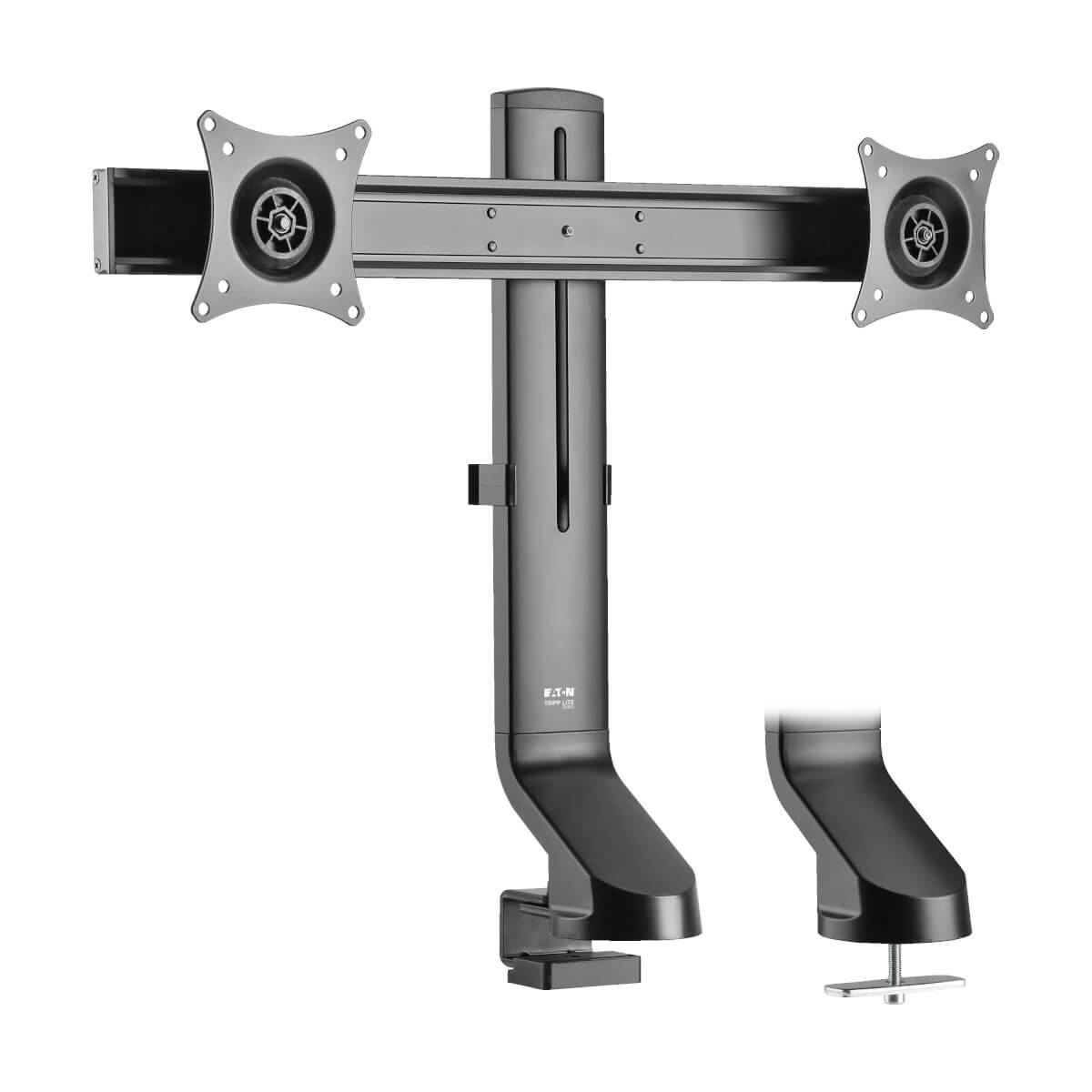 Rca Informatique - Image du produit : DUAL-DSPLY MNTR ARM DESK CLAMP GROMMET HGHT ADJUST 17- 27 MNTRS