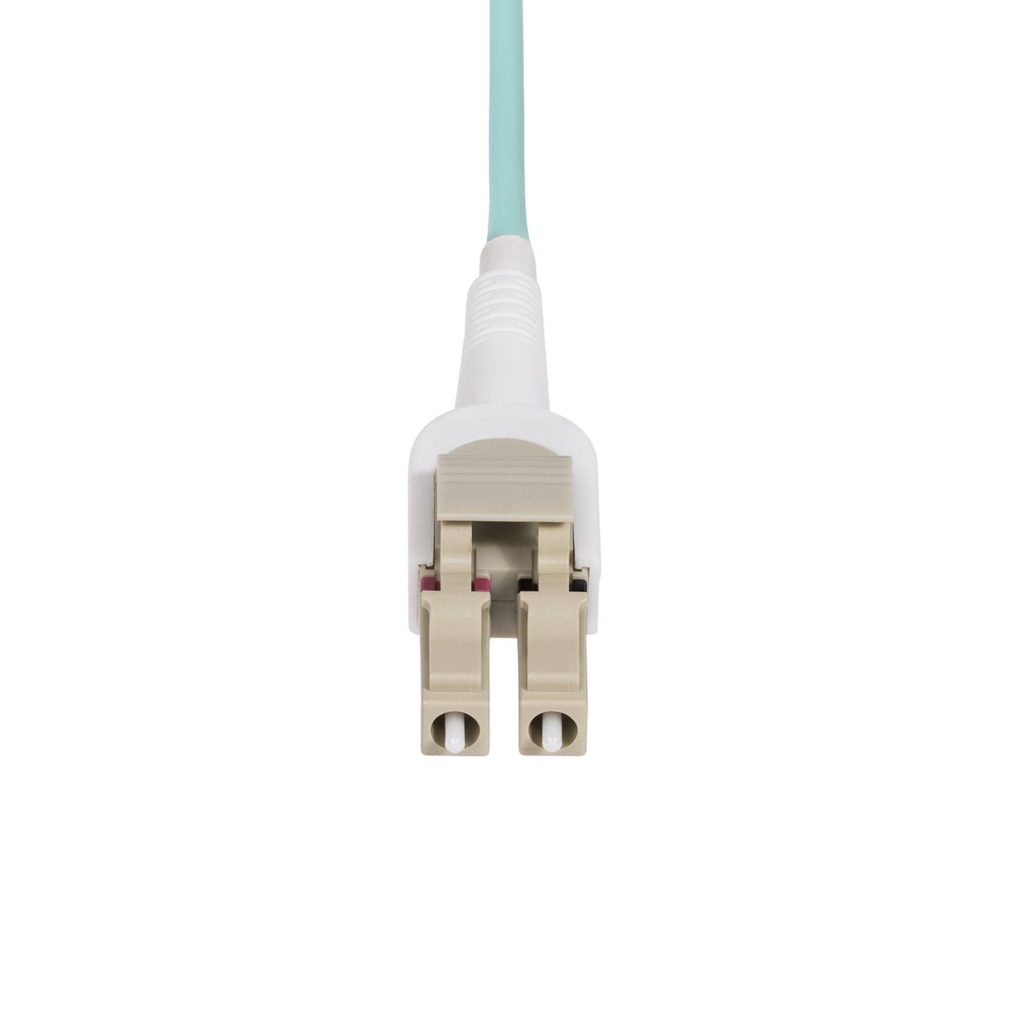 Rca Informatique - image du produit : OM4 LC/LC MULTIMODE FIBER CABLE LSZH - 50/125 100G