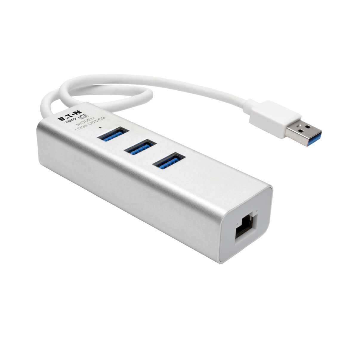 Rca Informatique - Image du produit : USB 3.0 TO GIGABIT ETHERNET NIC