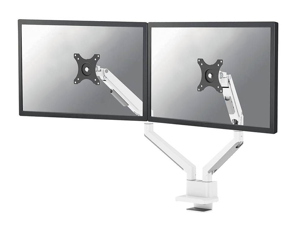 Rca Informatique - Image du produit : NEXT SLIM DESK MOUNT DOUBLE DISPLAY TOPFIX CLAMP/GROMM BLACK