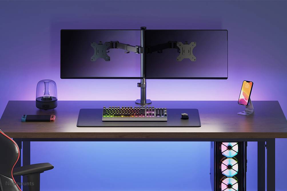 Rca Informatique - image du produit : NEWSTAR FLAT SCREEN DESK MOUNT